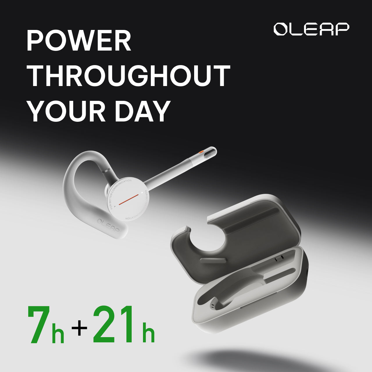 OLEAP Archer智慧通話滅噪耳機 ( 單機裝/ 充電盒套裝 )