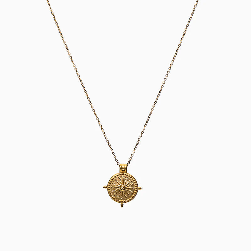 𝗝'𝗰𝗼𝗹𝗲 Large Sun Pendent Necklace