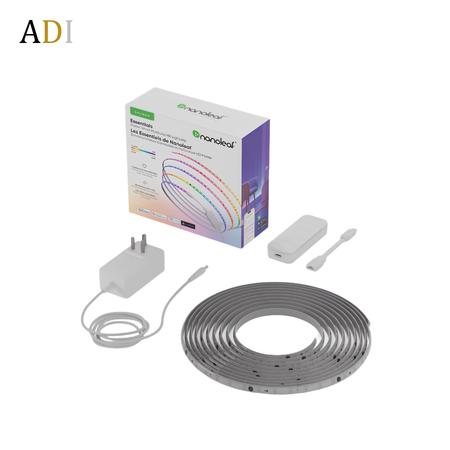 Nanoleaf 1D室內智慧多色燈帶入門套裝 (5公尺) - 1D Indoor Smart Multicolor Light Strip Starter Kit (5M)