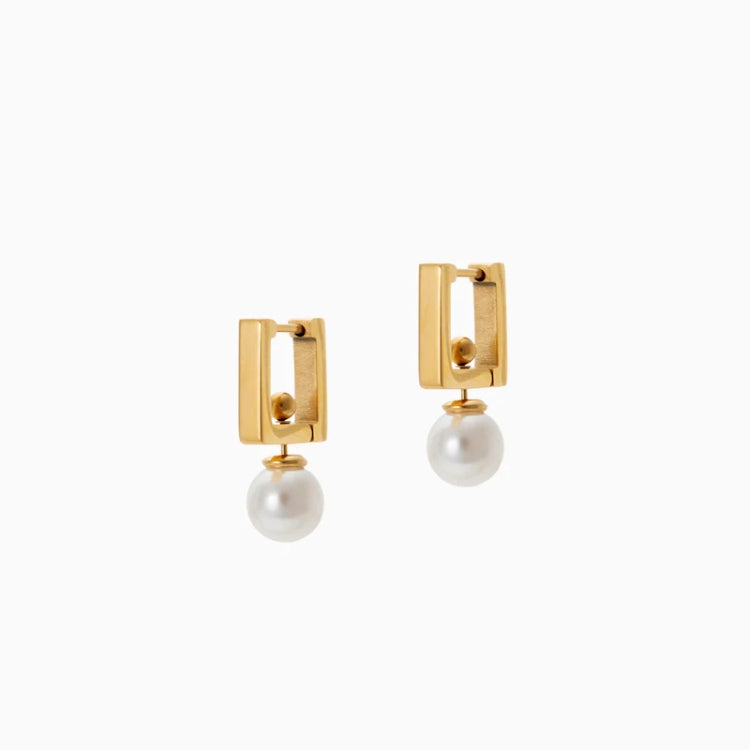 𝗝'𝗰𝗼𝗹𝗲 Square Pearl Earrings
