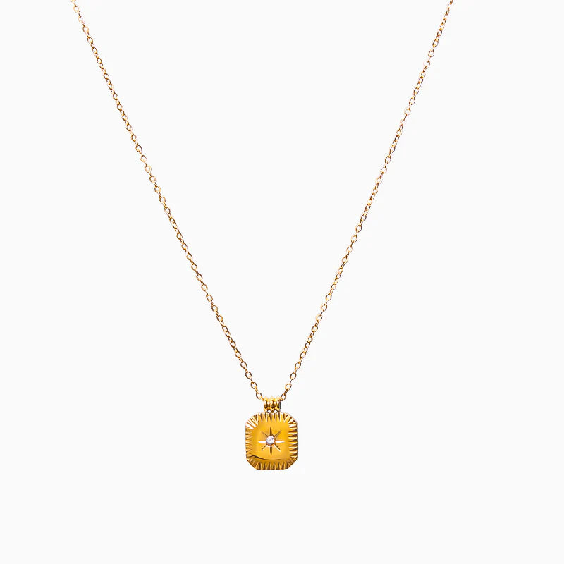 𝗝'𝗰𝗼𝗹𝗲 Star Square Necklace
