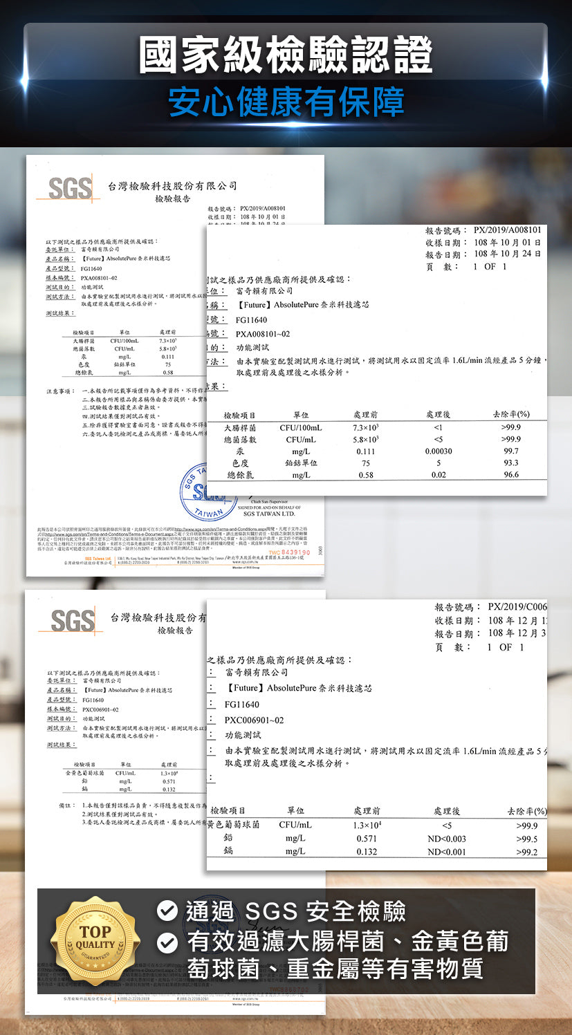 Future Lab Absolute Pure A1 直飲濾水器  (**落單前先查詢貨量🙏🏼)