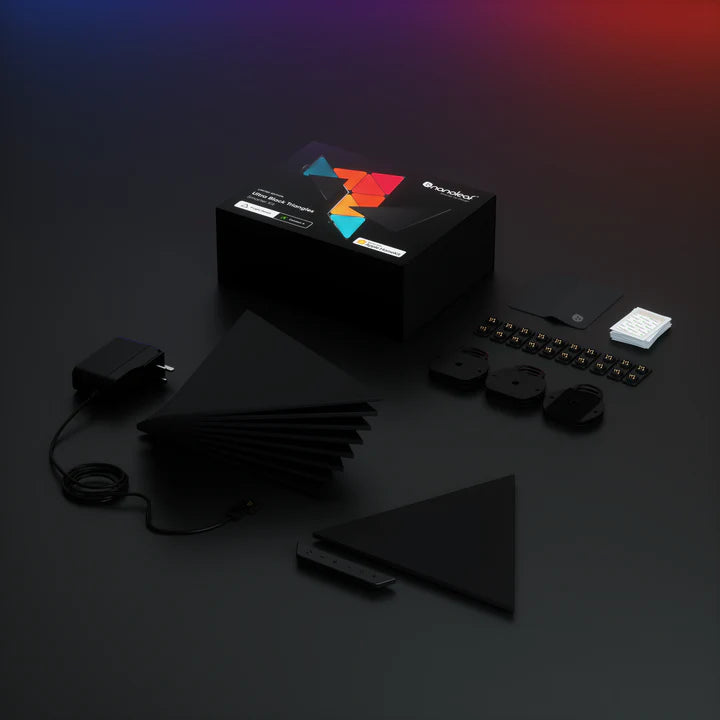 Nanoleaf 型格黑色三角形智能燈板入門套裝 (9塊)   (**落單前先查詢貨量🙏🏼)