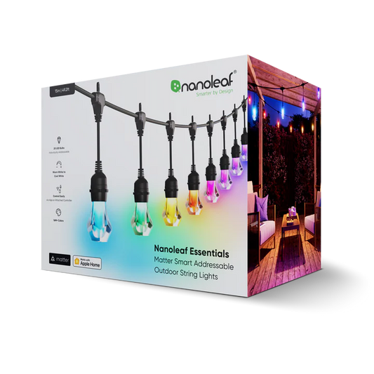Nanoleaf 戶外氣氛智能燈串 (15M - Matter)   (**落單前先查詢貨量🙏🏼)