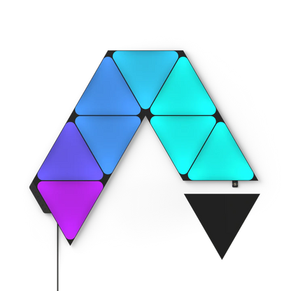 Nanoleaf 型格黑色三角形智能燈板入門套裝 (9塊)   (**落單前先查詢貨量🙏🏼)