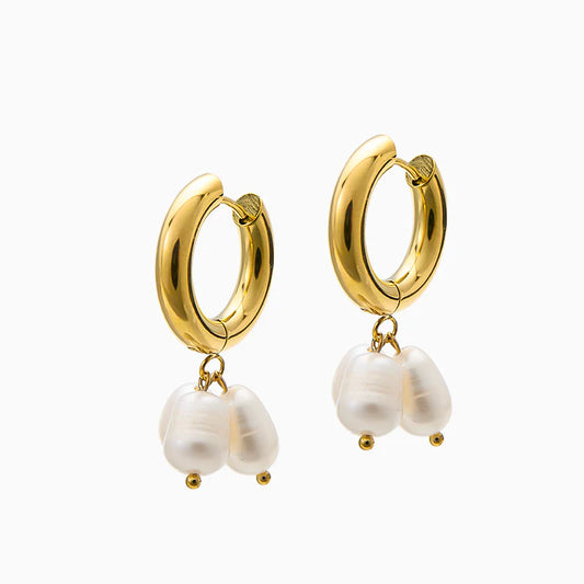 𝗝'𝗰𝗼𝗹𝗲 3 Pearl Hanging Earrings