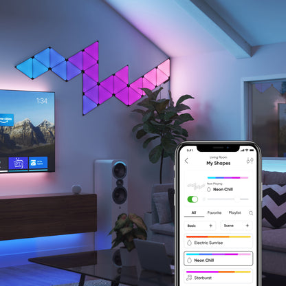 Nanoleaf 型格黑色三角形智能燈板擴充裝 (3塊)   (**落單前先查詢貨量🙏🏼)
