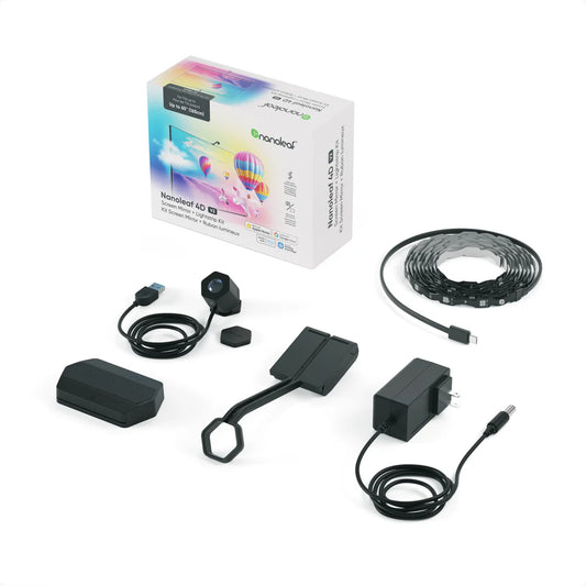 Nanoleaf  4D V2 螢幕同步攝影機 + 燈條套裝組（適用於 65吋以下電視）(**落單前先查詢貨量🙏🏼)