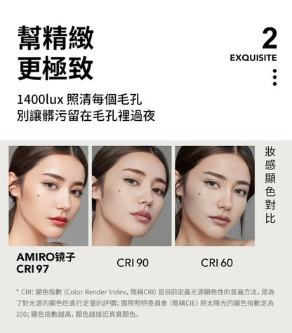 AMIRO Oath 自動感光 LED 化妝鏡