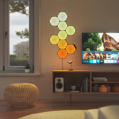 Nanoleaf 型格黑色六角形智能燈板入門套裝 (9塊)
