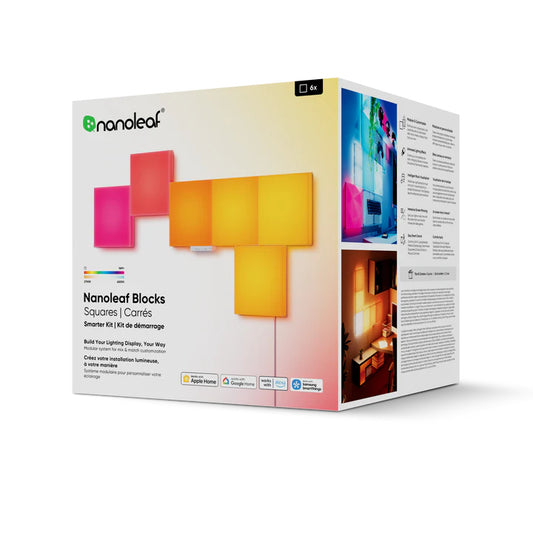 Nanoleaf Blocks 正方形 LED 模塊入門套裝 (6塊)